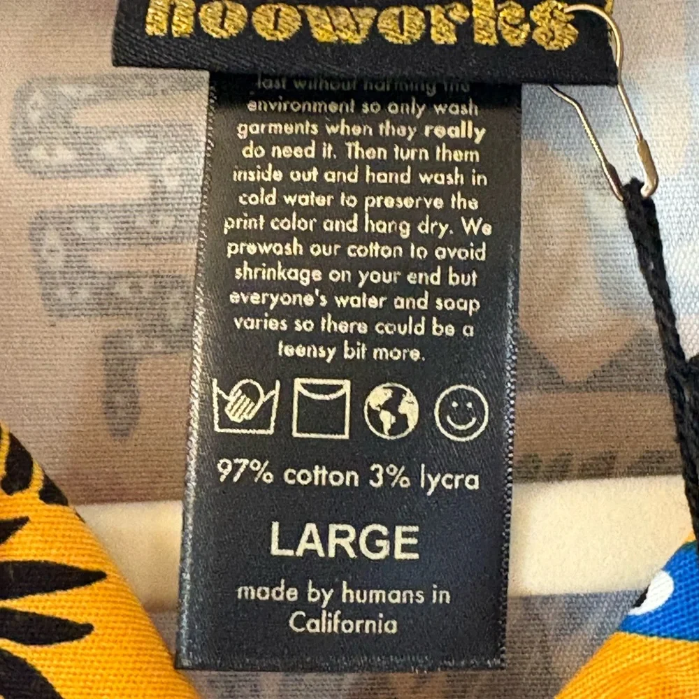 Nooworks Desert Disaster Coveralls Jumpsuit Twill Large NWT - Picture 7 of 8